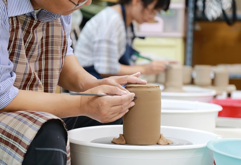 Handmade pottery
